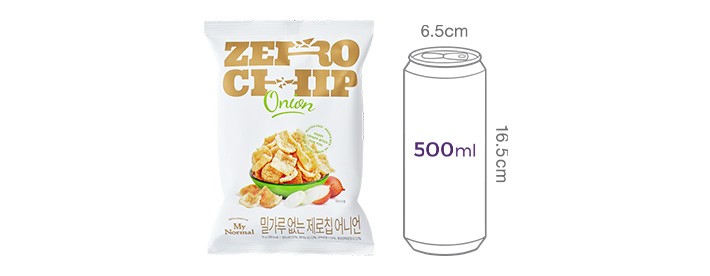 [마이노멀] 밀가루 없는 제로칩 어니언 55g