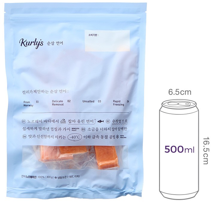 [Kurly's] 순살 연어 300g