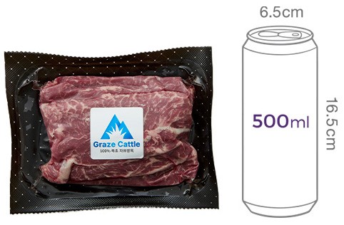 [Graze Cattle]자유방목 호주산 목초 부채살 구이용200g