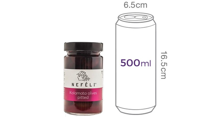 [네펠리] 칼라마타 피티드 올리브 295g