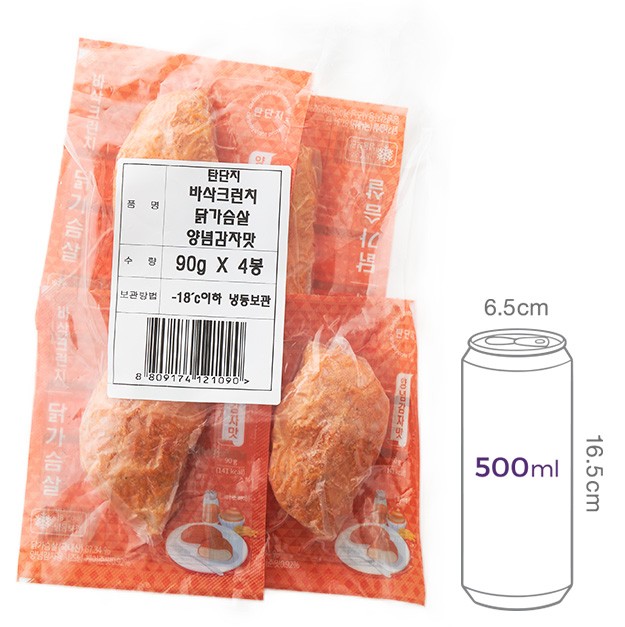 [컬리멤버스] [탄단지] 바삭 크런치 닭가슴살 양념감자 (4개입)