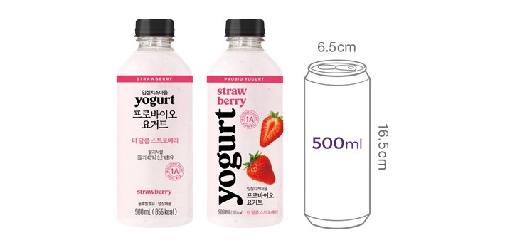 [임실치즈마을] 프로바이오요거트 딸기 900mL