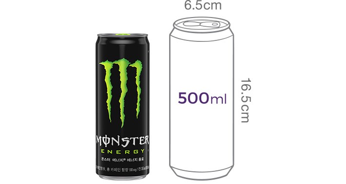 [코카콜라] 몬스터 에너지 그린 355mL