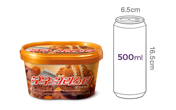 [롯데웰푸드] 구구 크러스터 660mL