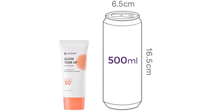 [리더스] 글로우 톤업 혼합자차 선크림 50ml