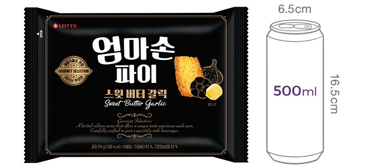[롯데] 엄마손파이 스윗버터갈릭 254g