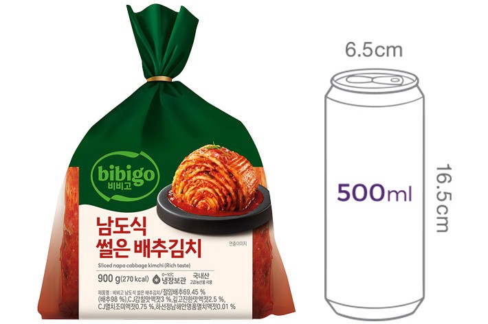 [비비고] 남도식 썰은배추김치 900g