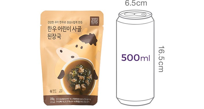 [설성목장KIDS]한우 사골 어린이 된장국200g