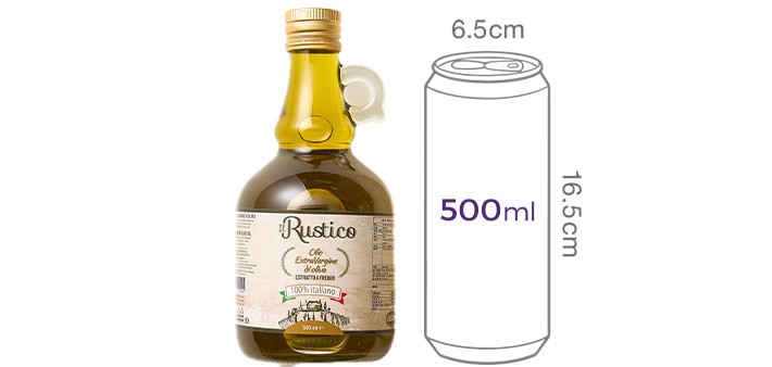 [일 러스티코] 냉압착 엑스트라 버진 올리브 오일 500mL