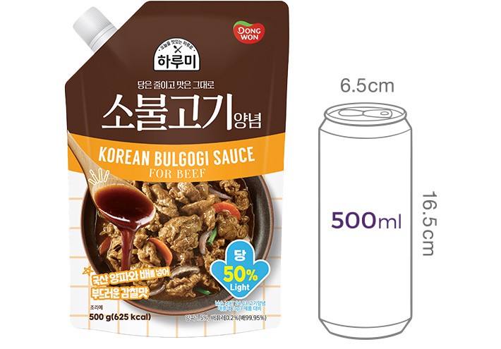[동원] 하루미 소불고기 양념 500g