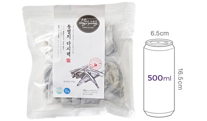 [해통령] 통멸치 다시팩 15g X 10입