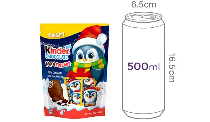 [킨더] 미니 프렌즈 펭귄 122g