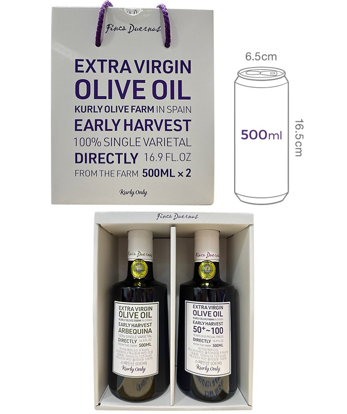 [선물세트][핀카듀에르나스XKurly] 엑스트라 버진 오일 2종 세트