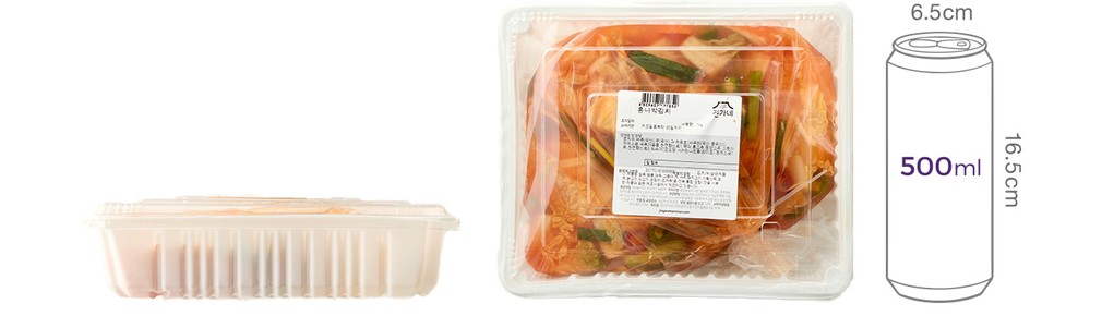 [진가네반찬] 홍 나박김치 1kg (대용량)