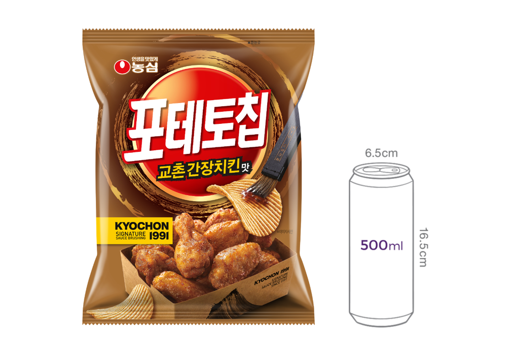 [농심] 포테토칩 교촌간장치킨맛 55g