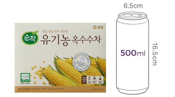 [샘표] 순작 유기농옥수수차 (10g X 30입)