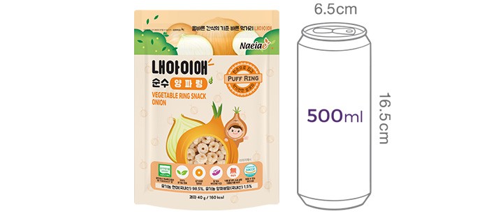 [내아이애] 순수 양파링 40g