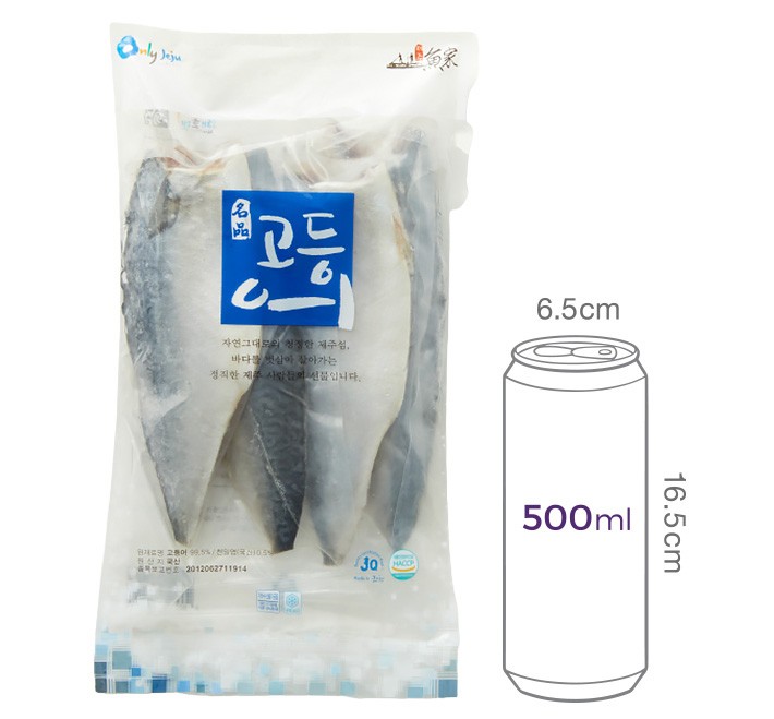 [제주창해] 제주 고등어살 120~150g X 4입 (중, 냉동)