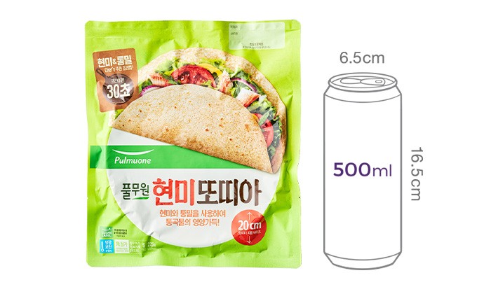 [풀무원] 현미 또띠아 8인치 (5입)