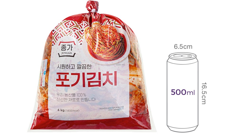 [종가] 포기김치 4kg