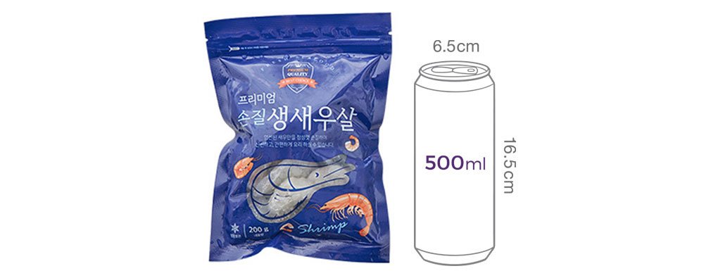 [우주] 프리미엄 손질 생새우살 200g