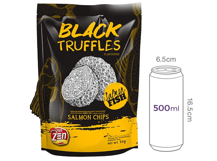 [젠젠] 연어칩 블랙트러플 70g