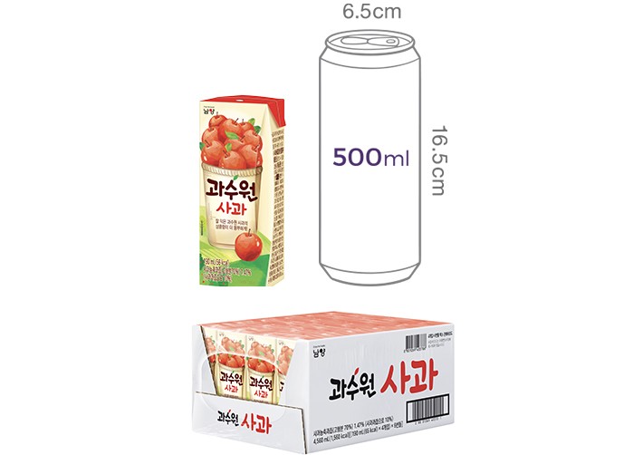 [남양] 과수원 사과 주스 (190mL X 24개)
