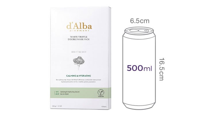 [달바] 화이트 트러플 더블마스크팩(진정/보습) 총 4매 (4매입 X 1BOX)