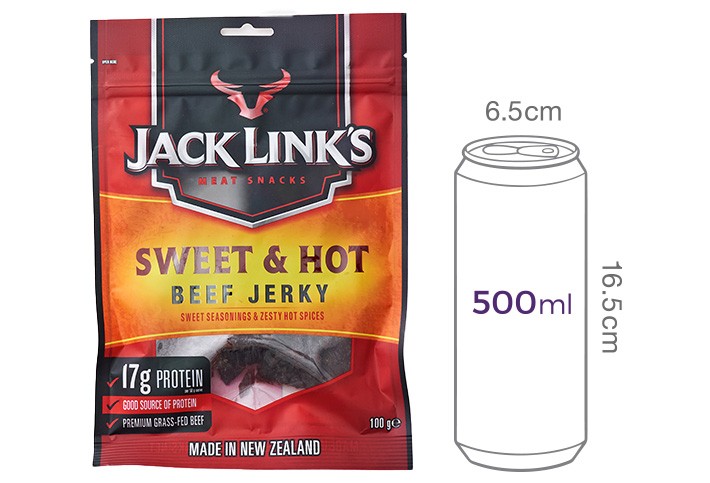 [잭링크스] 비프 져키 스윗 앤 핫 100g