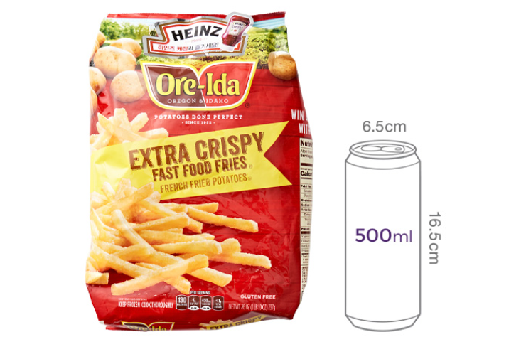 [하인즈] 엑스트라 크리스피 프라이 737g