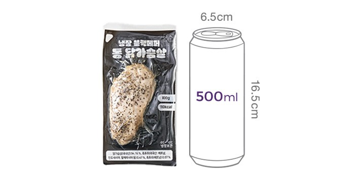 [모두의식단] 냉장 닭가슴살 블랙페퍼 1개입