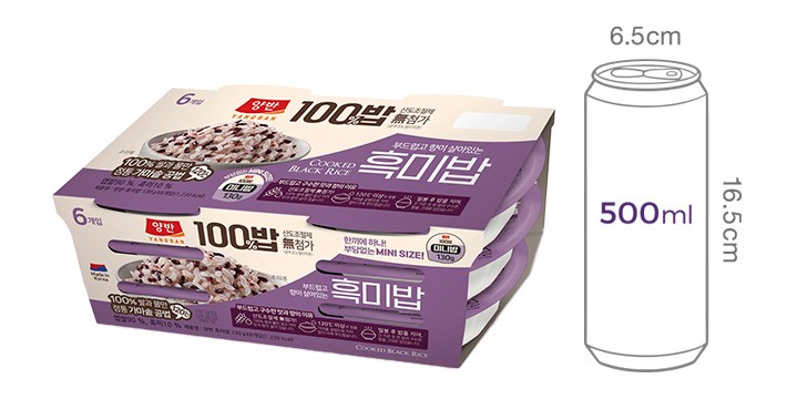 [동원] 양반100밥 흑미밥 130gx6입 