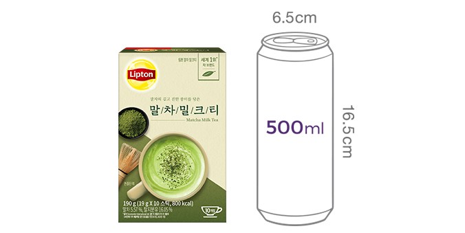 [립톤] 말차 밀크티 (19g X 10개입)
