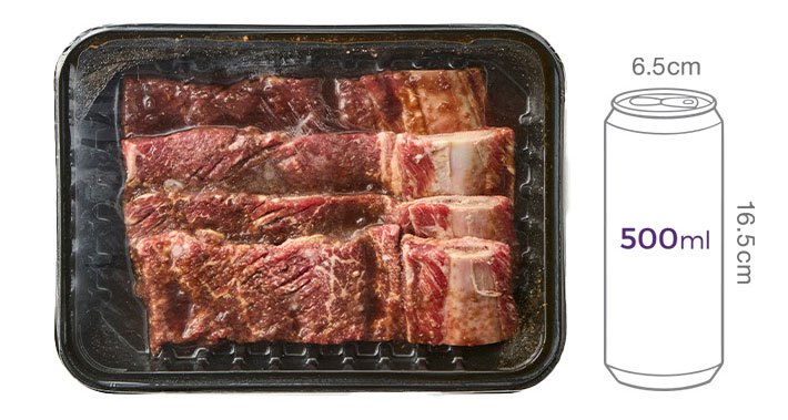 [노포기행]포천식 양념 소 불갈비 800g