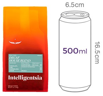 [인텔리젠시아] 유기농 디카페인 하우스 블렌드 원두 200g