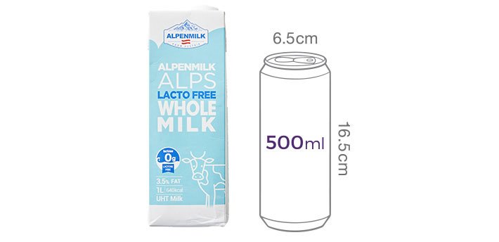 [알펜밀크] 알프스 락토프리 우유 1L