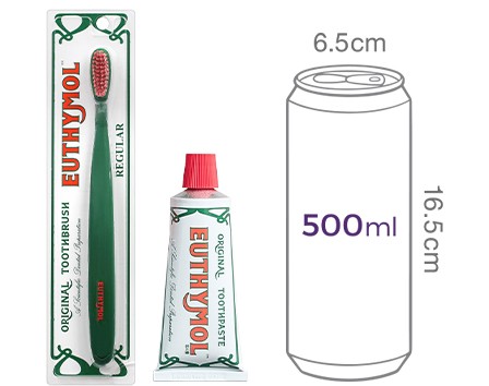 [유시몰] 오리지널 치약&칫솔 기획세트 (오리지널 치약 106g 3개 +20g 2개+레귤러 칫솔+파우치+쇼핑백)