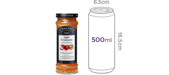 [샹달프] 애플 앤 시나몬잼 284g