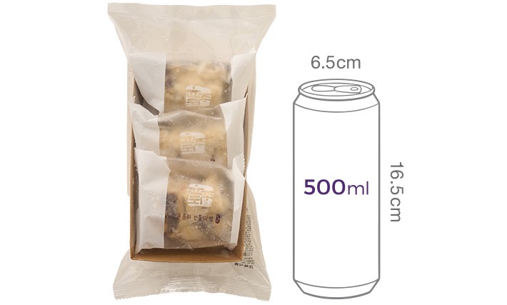[윤종희전통떡방] 현미가진설기 (70g X 3개입)
