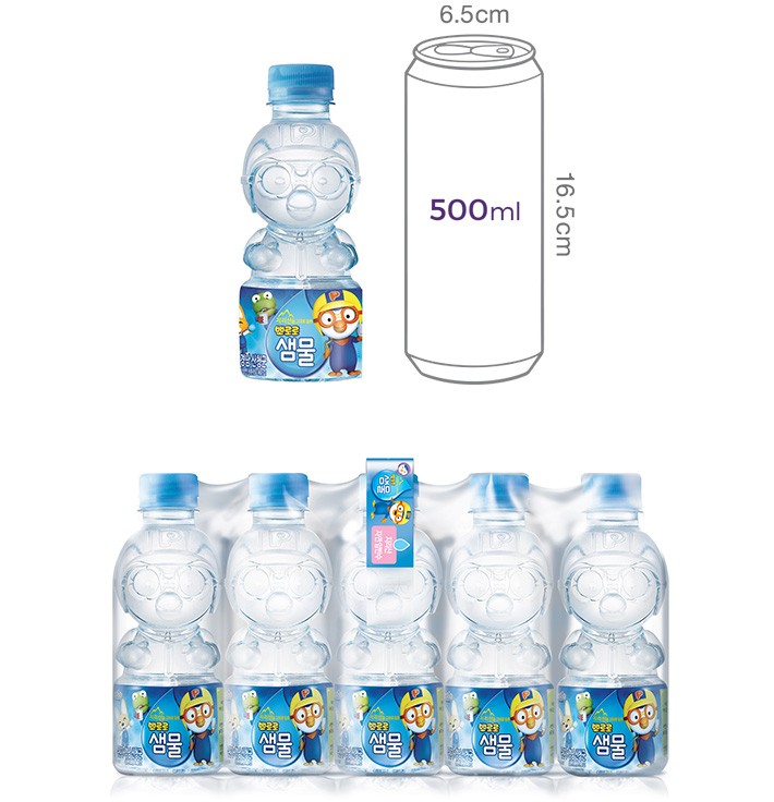 [팔도] 뽀로로 샘물 (250mL X 20개)