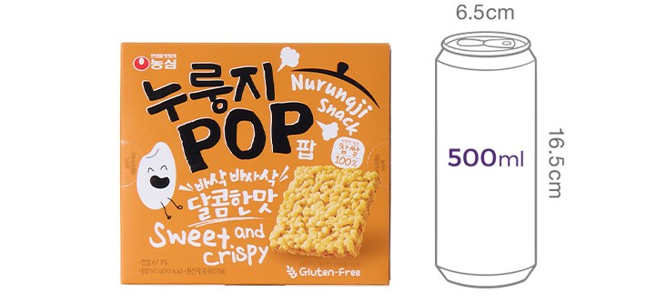 [농심] 누룽지팝 142g