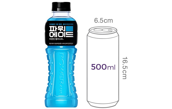 [코카콜라] 파워에이드 마운틴블라스트 오리지널 (600mL X 6개)