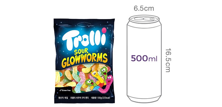 [트롤리] 사우어 구미 100g
