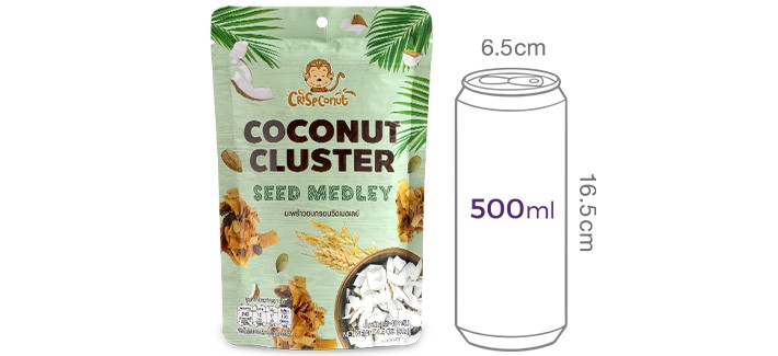 [크리스프코코넛] 코코넛 클러스터 견과믹스 40g