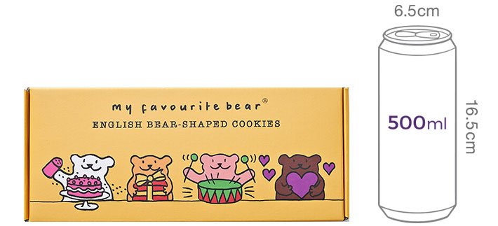 [아티장 비스킷] 마이 페이보릿 베어 베스트 셀렉션 세트 200g