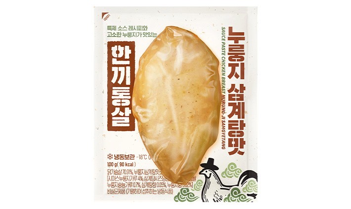 [한끼통살] 소스 닭가슴살 누룽지삼계탕맛 (1입)