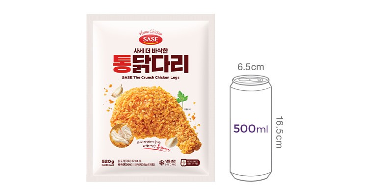 [사세] 더 바삭한 통닭다리 (4개입)