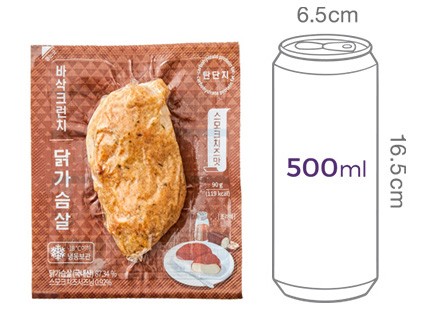 [컬리멤버스][탄단지] 바삭 크런치 닭가슴살 스모크치즈 (1팩)