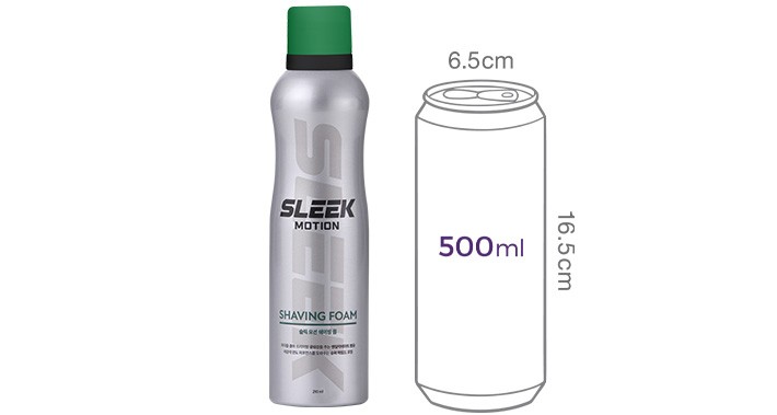 [도루코] 슬릭 모션 쉐이빙폼 210ml