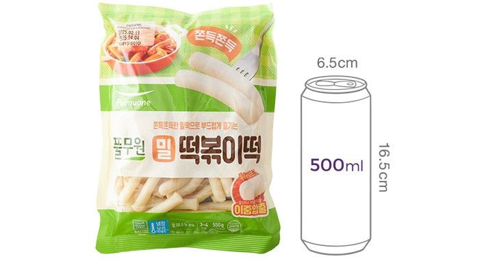 [풀무원] 밀 떡볶이떡 550g